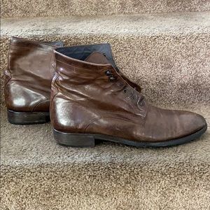 To Boot New York Adam Derrick brown leather boots
